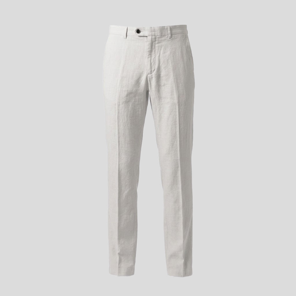 NAVIGLIO CHINO TROUSERS - LIGHT BEIGE
