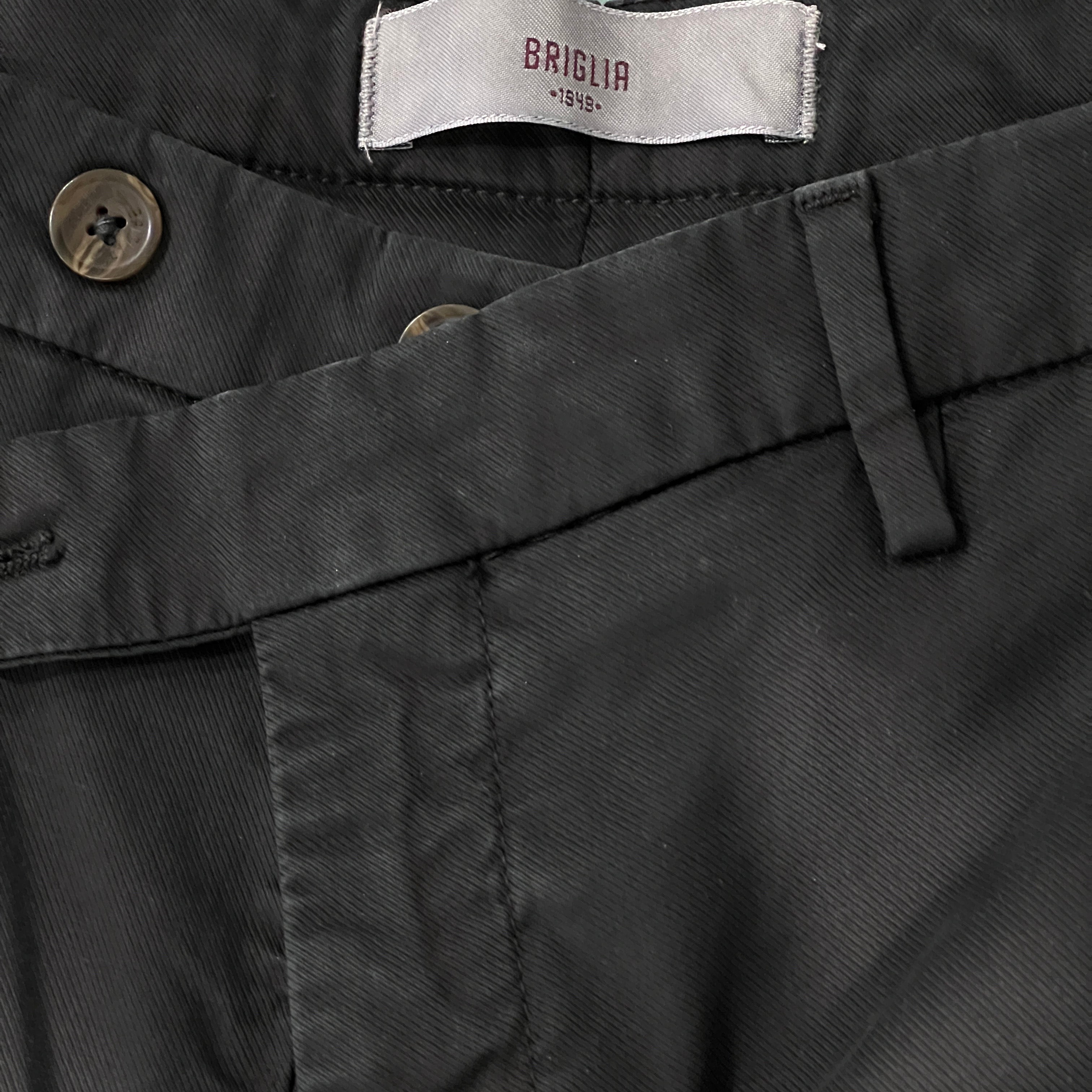NAVILIGIO CHINO TROUSERS - BLACK