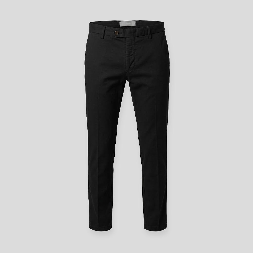 NAVILIGIO CHINO TROUSERS - BLACK