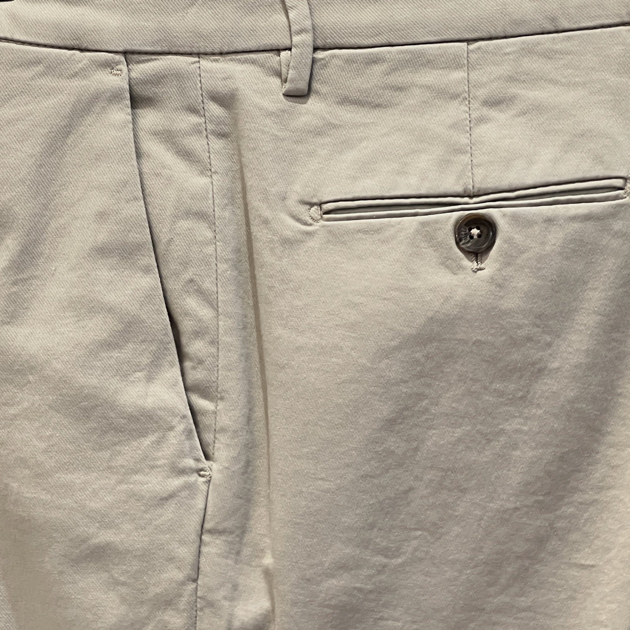NAVIGLIO CHINO TROUSERS - GREY BROWN