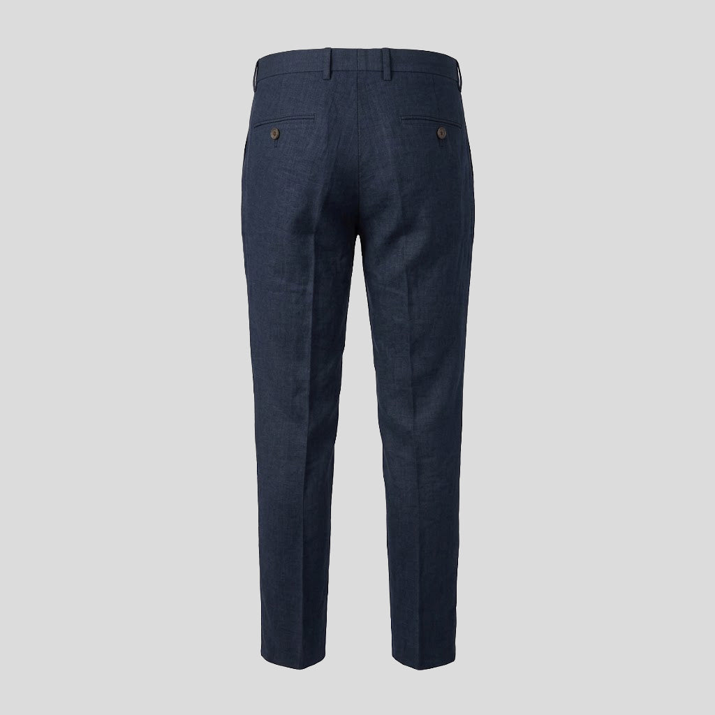 NAVILIGIO CHINO TROUSERS - NAVY BLUE