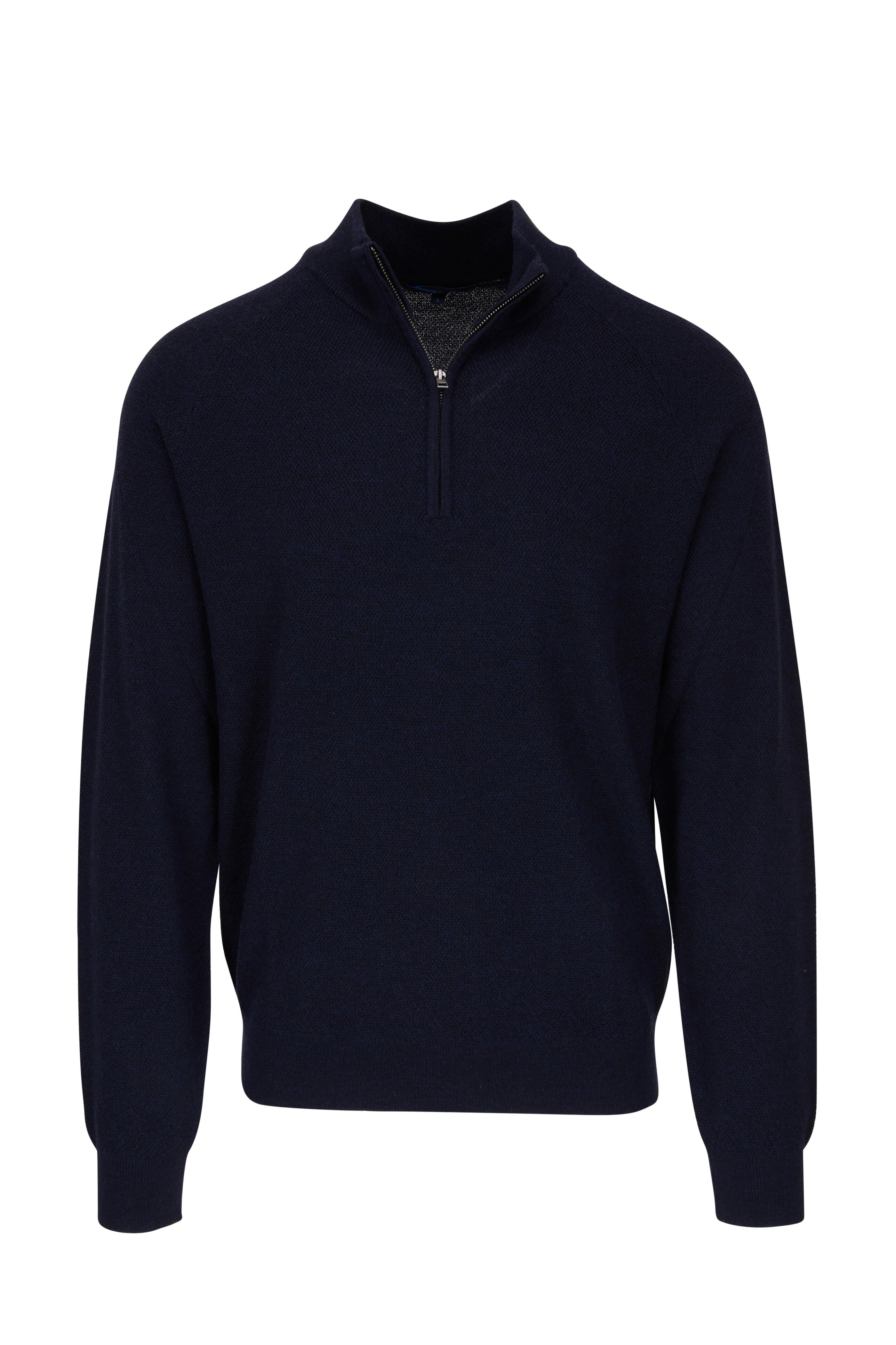 MERINO QUARTER ZIP MOCK NECK SWEATER | MAMMOTH