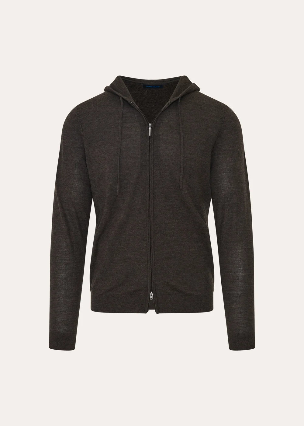 FULL ZIP HOODIE - MAHOGANY