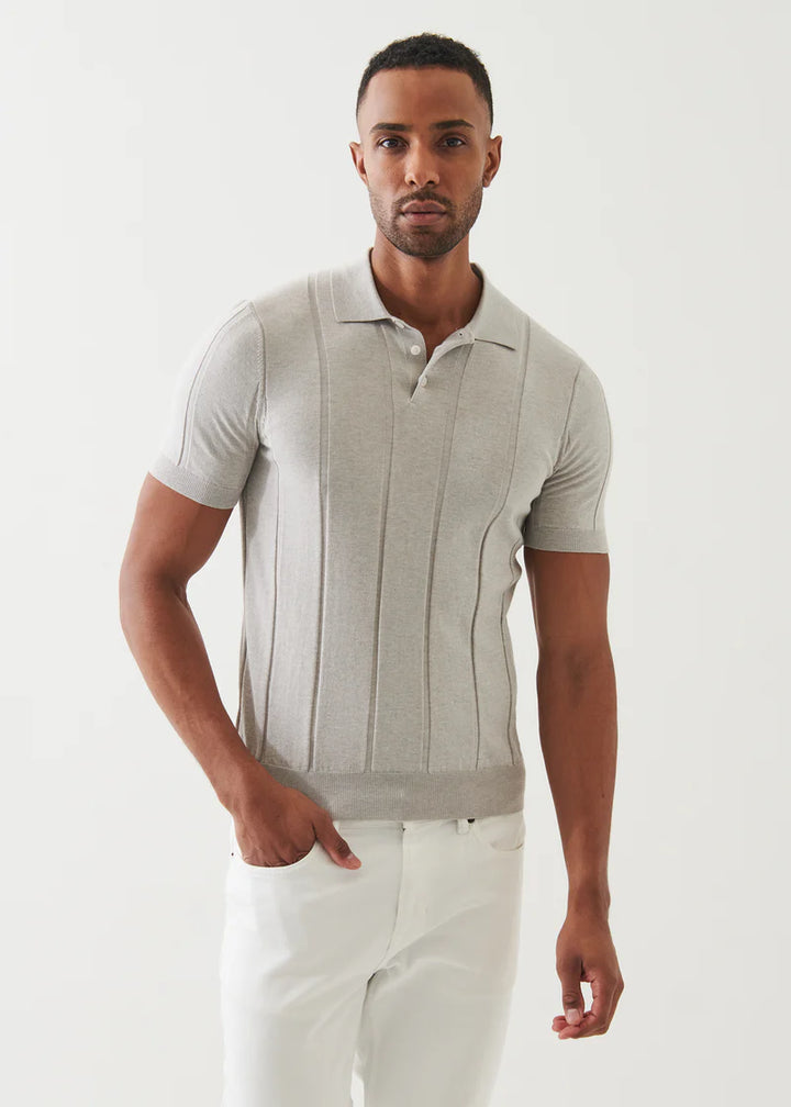 Cotton Cashmere Blend Polo - Feather