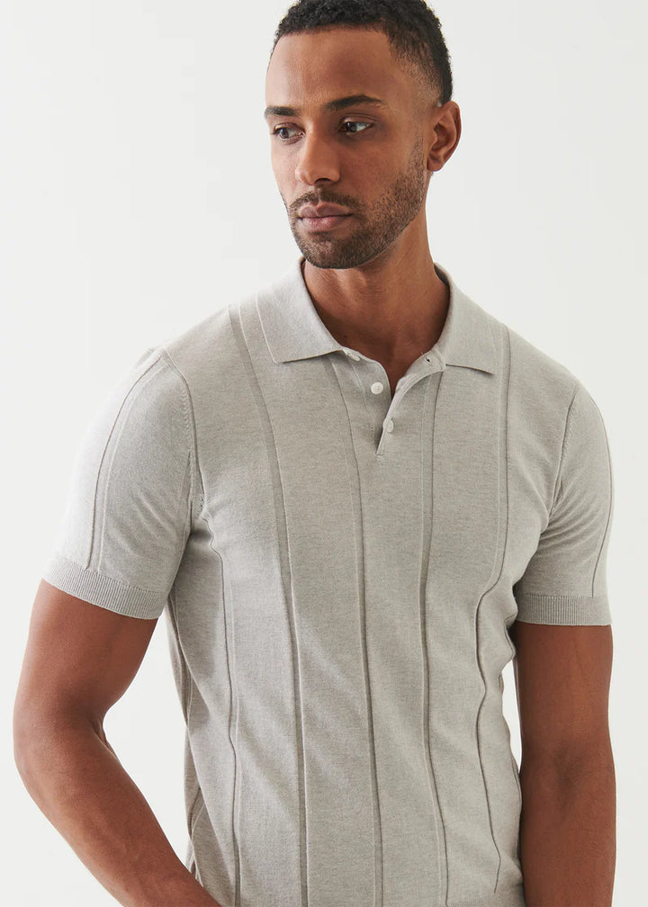 Cotton Cashmere Blend Polo - Feather