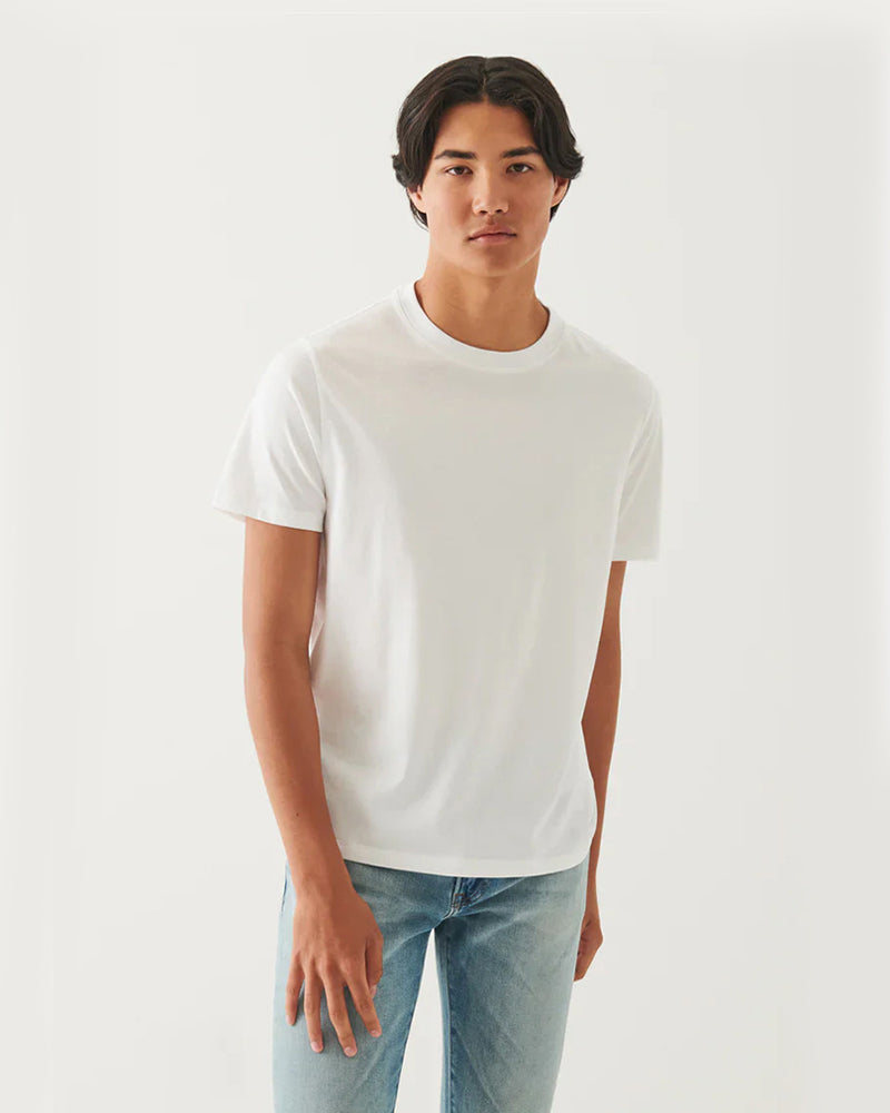 High Neck T-Shirt - White