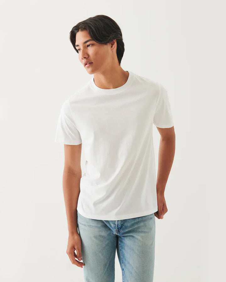 High Neck T-Shirt - White