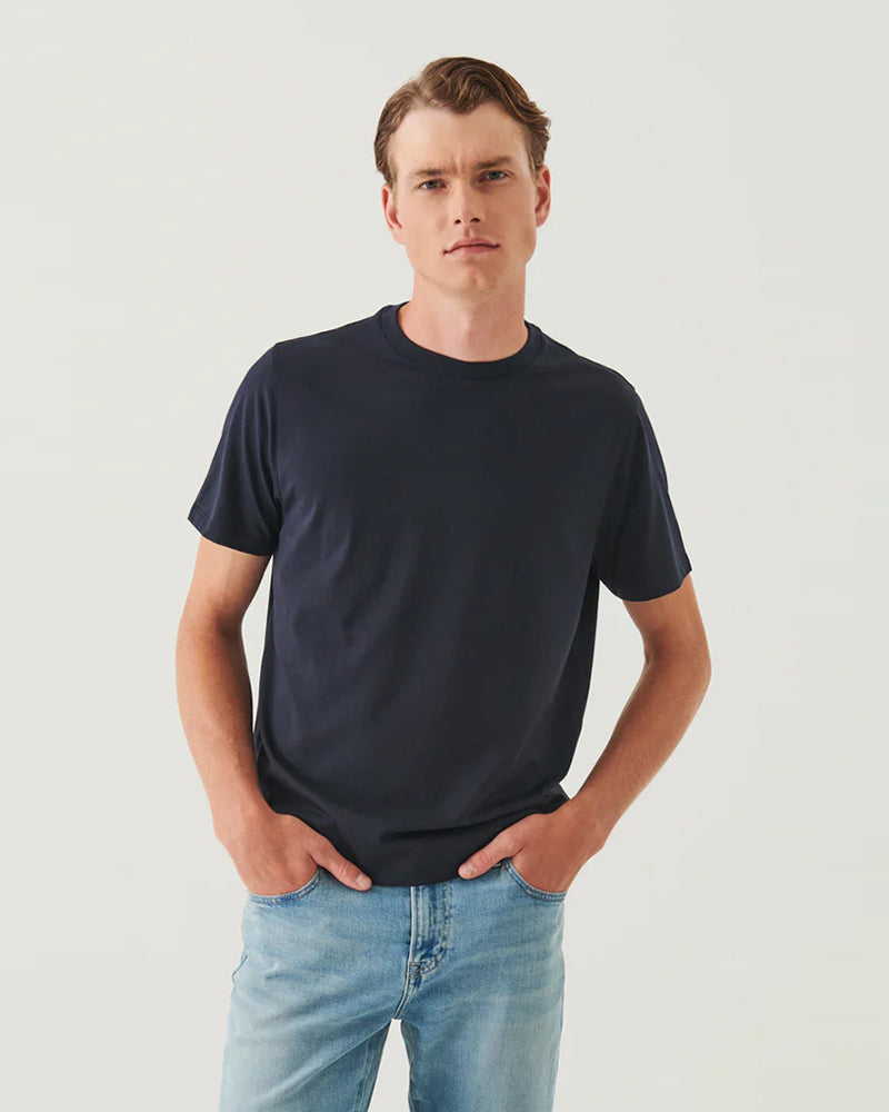 HIGH-NECK T-SHIRT - MIDNIGHT
