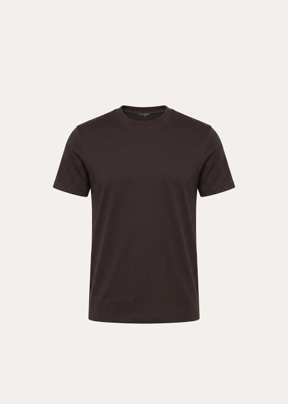 STRETCH BRUSHED T-SHIRT - GANACHE