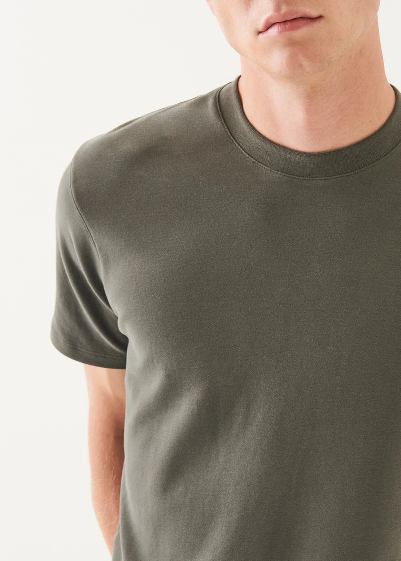 Pima Cotton Stretch Brushed T-Shirt - THYME