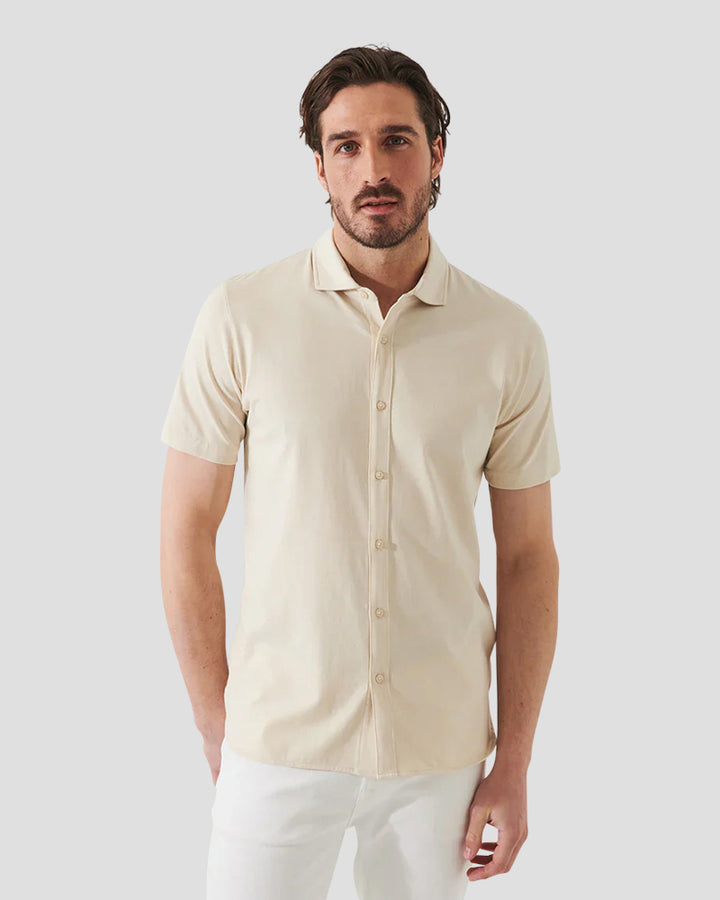 Chemise boutonnée en coton pima extensible - Canvas
