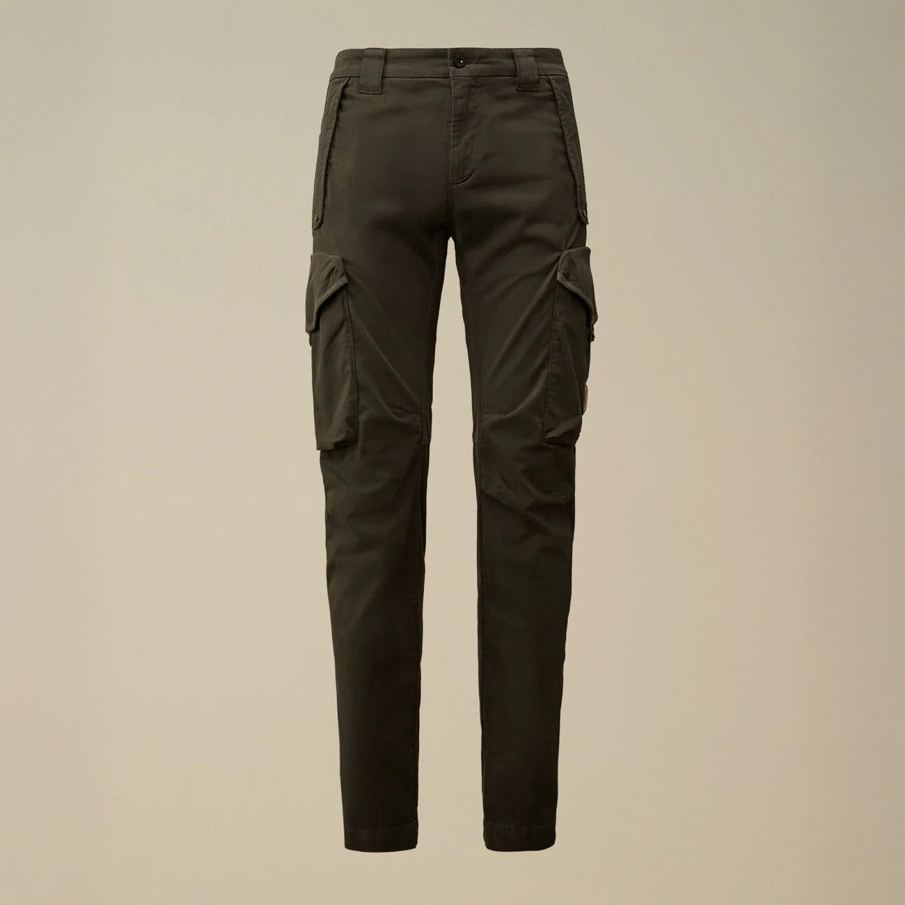 SATEEN CARGO PANTS - DARK SHADOW