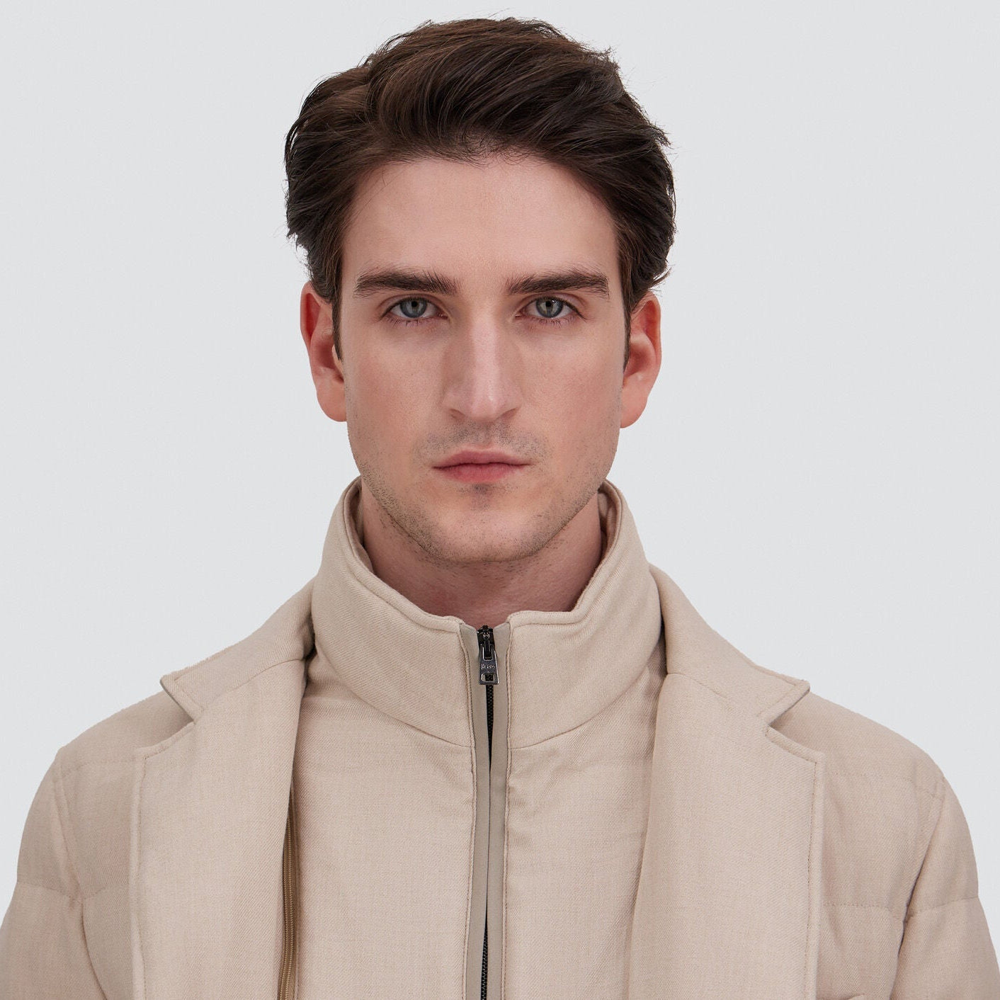 WOOL-BLEND SUEDE-EFFECT BLAZER - CHANTILLY