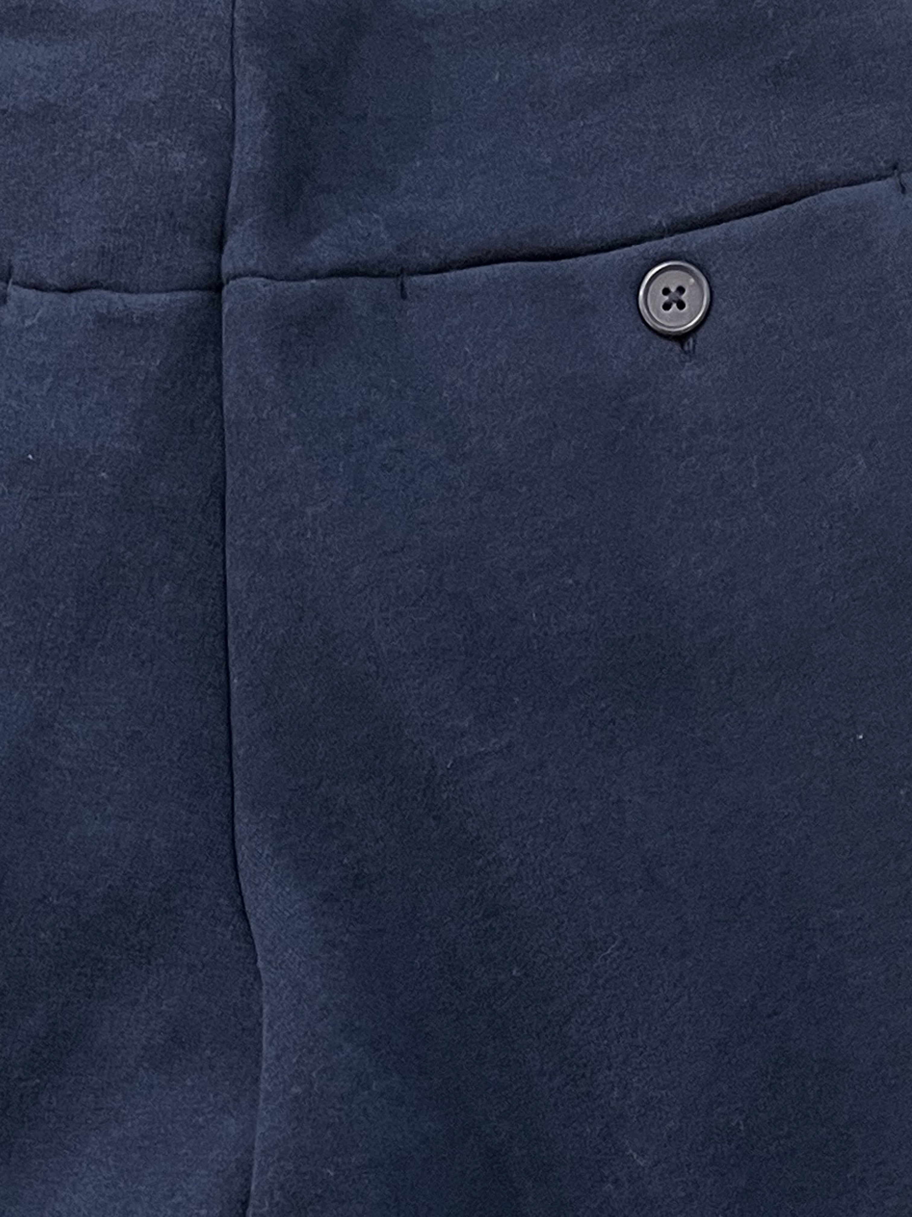 PIN TUCK PANTS - NAVY