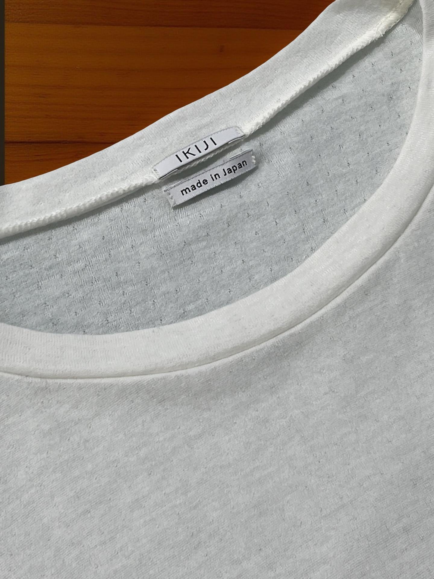 LONG SLEEVE GAUSE COTTON  - WHITE