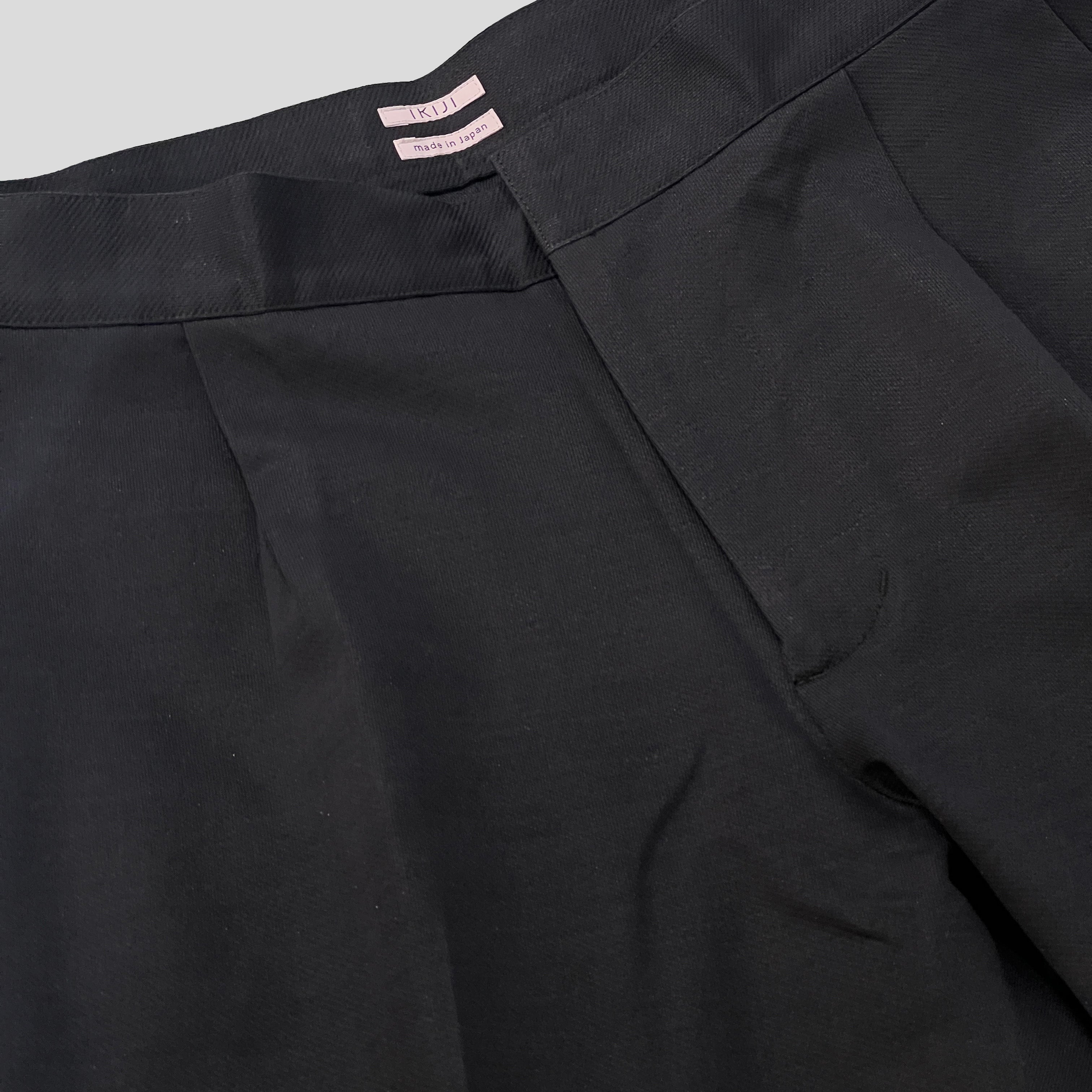 PLEATED TROUSERS - CHARCOAL