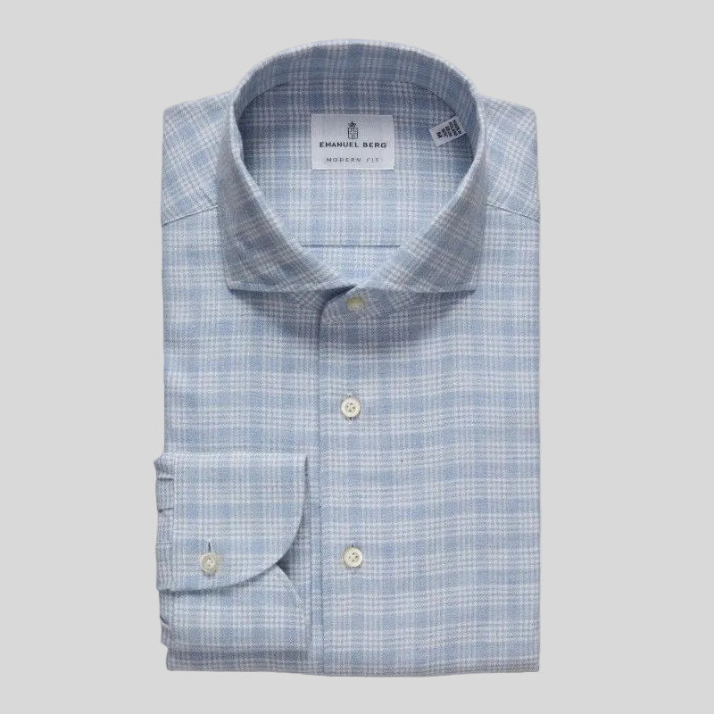 FLANNEL SHIRT - PASTEL BLUE
