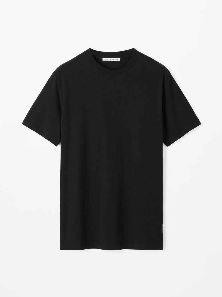 Dillan Short-Sleeved Cotton T-shirt - Black
