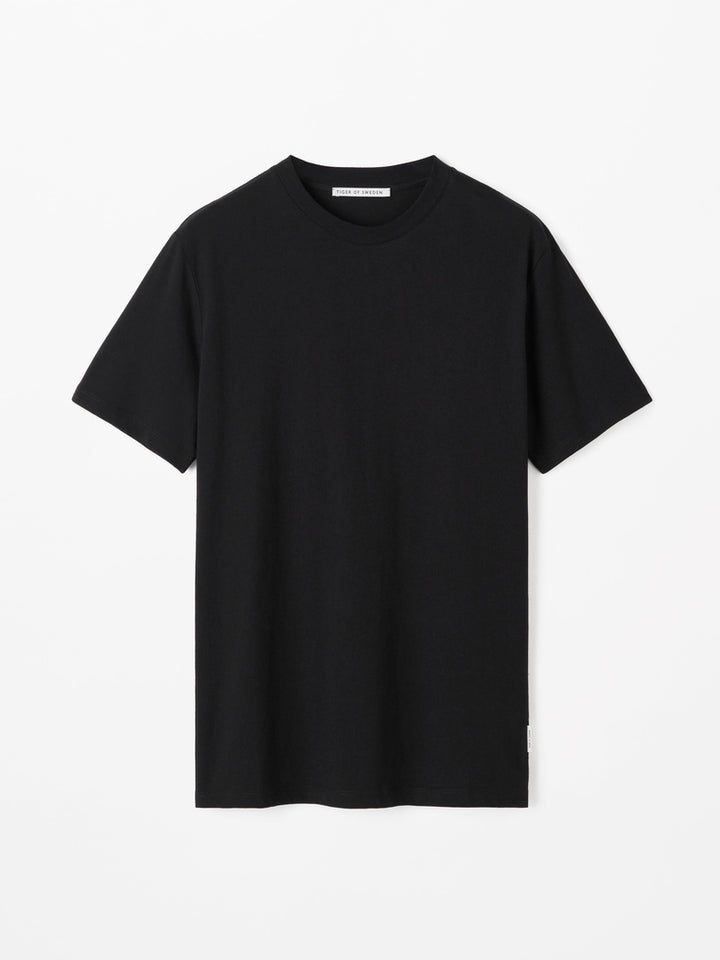 Dillan Short-Sleeved Cotton T-shirt - Black