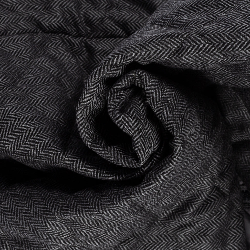 THEO - CHARCOAL HERRINGBONE VEST