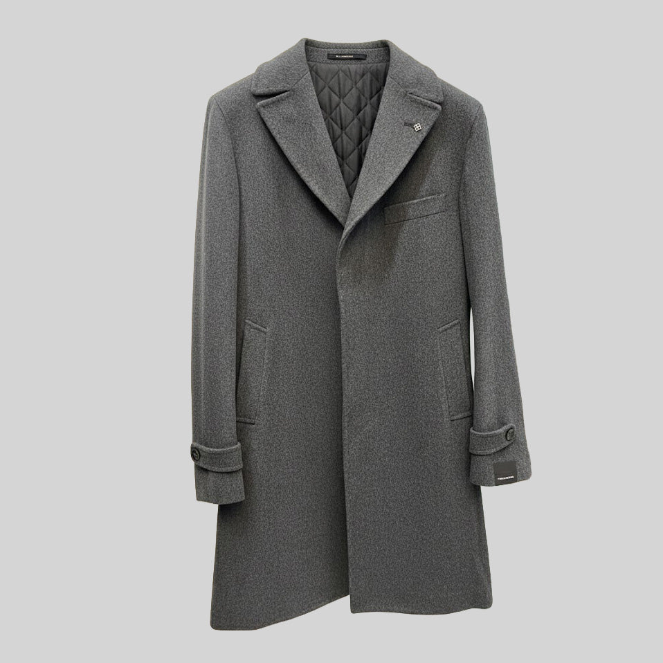 THOMAS WOOL BLEND COAT - GREY