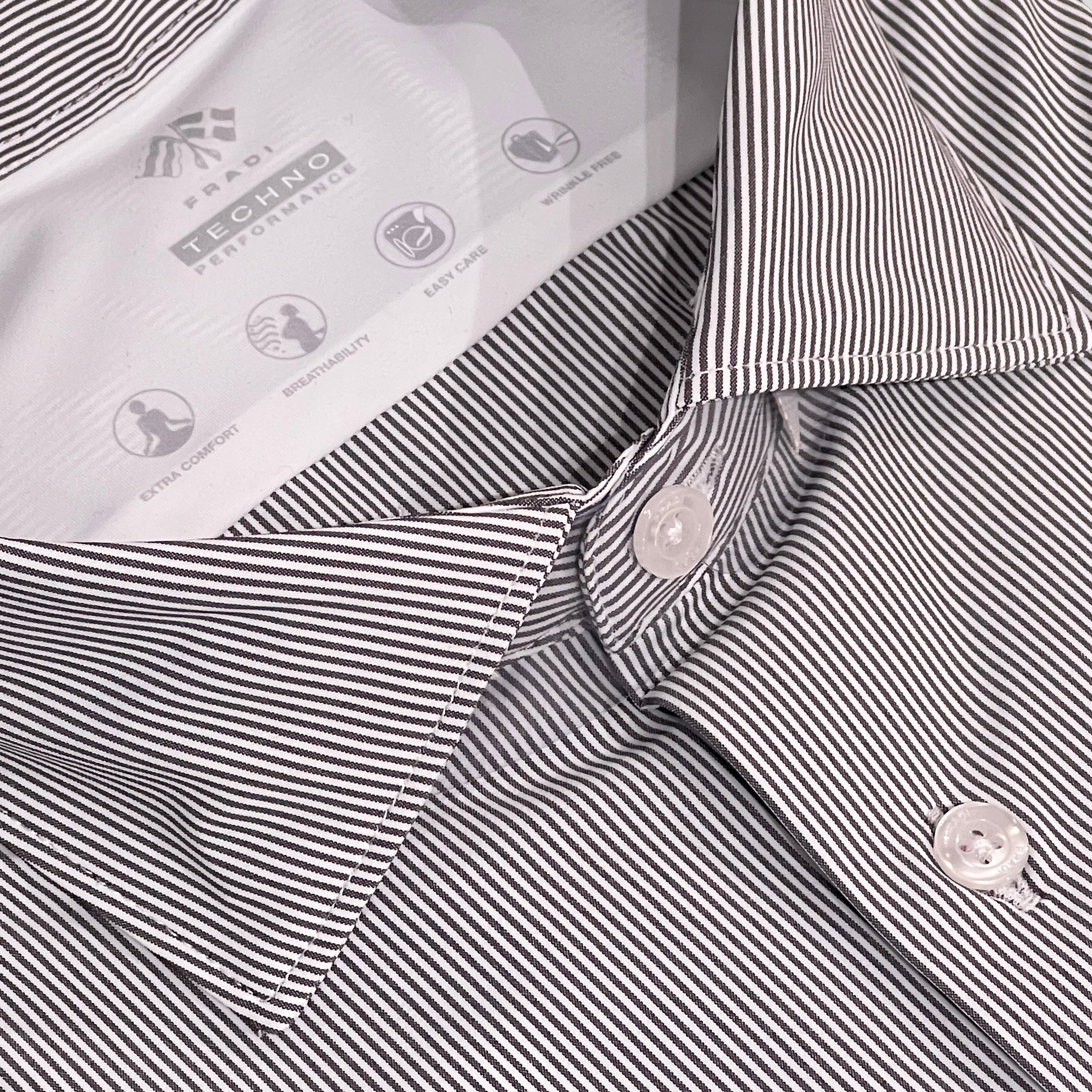 TECHNO PERFORMANCE SHIRT - STRIPED