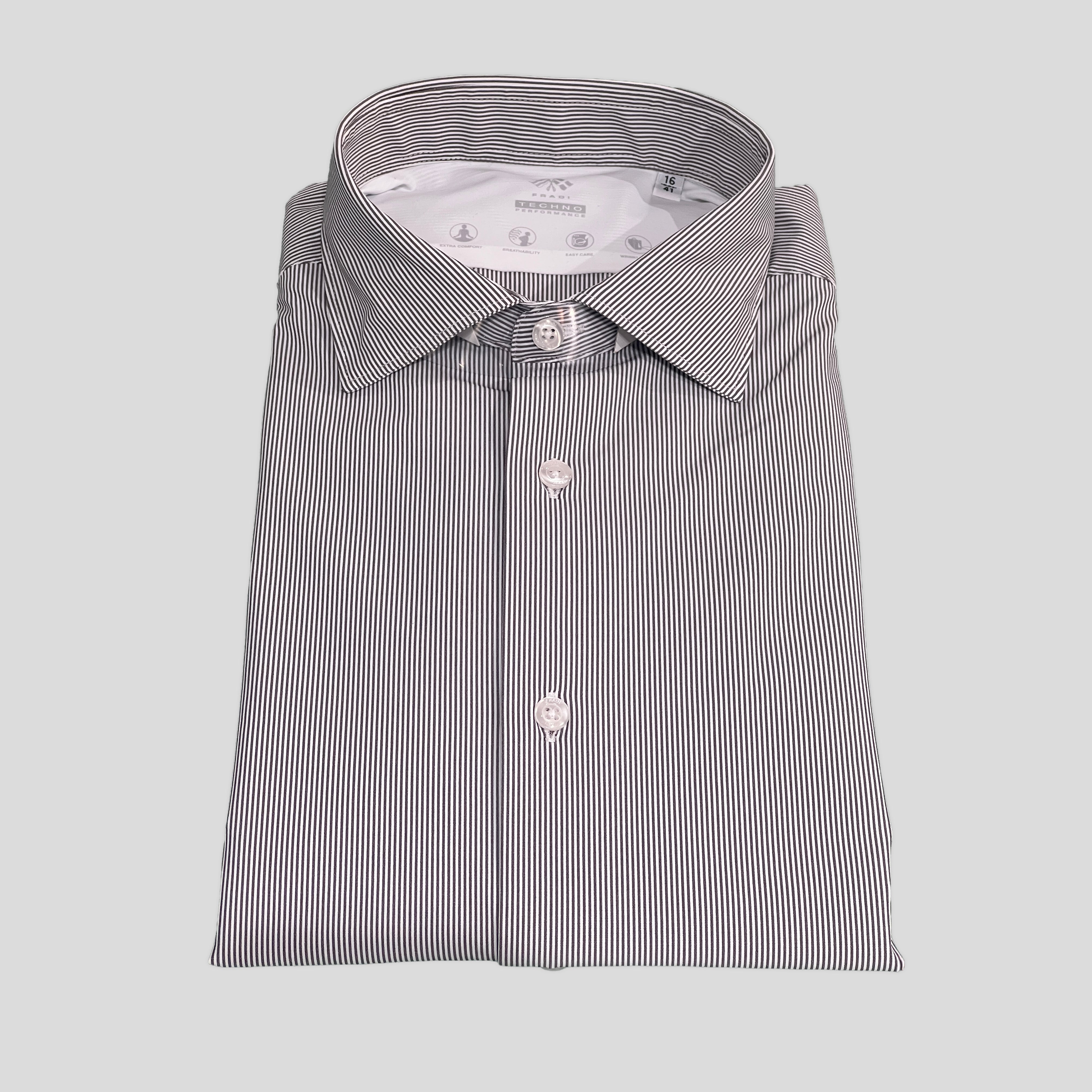 TECHNO PERFORMANCE SHIRT - STRIPED