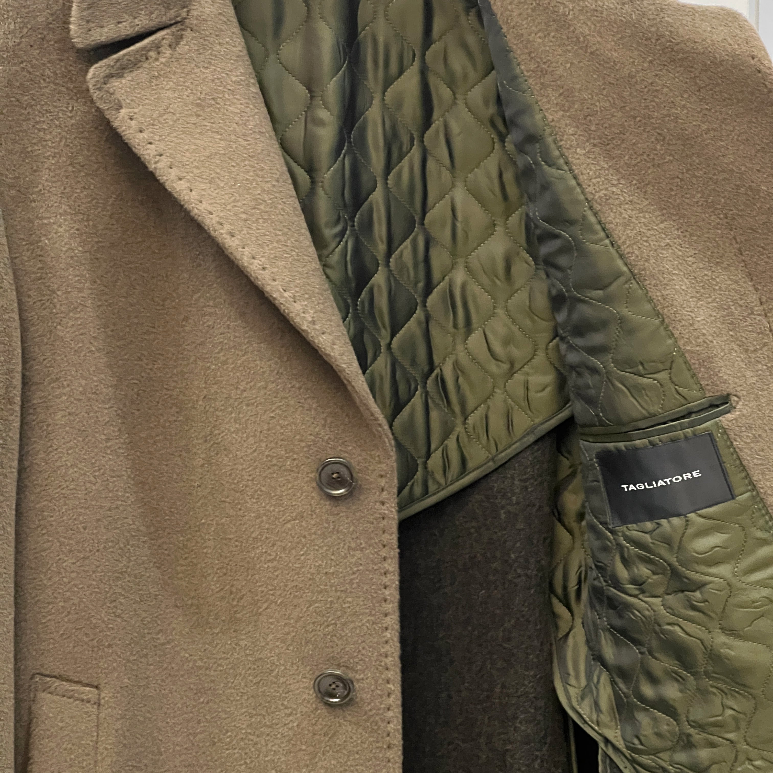 THOMAS WOOL COAT - GREEN