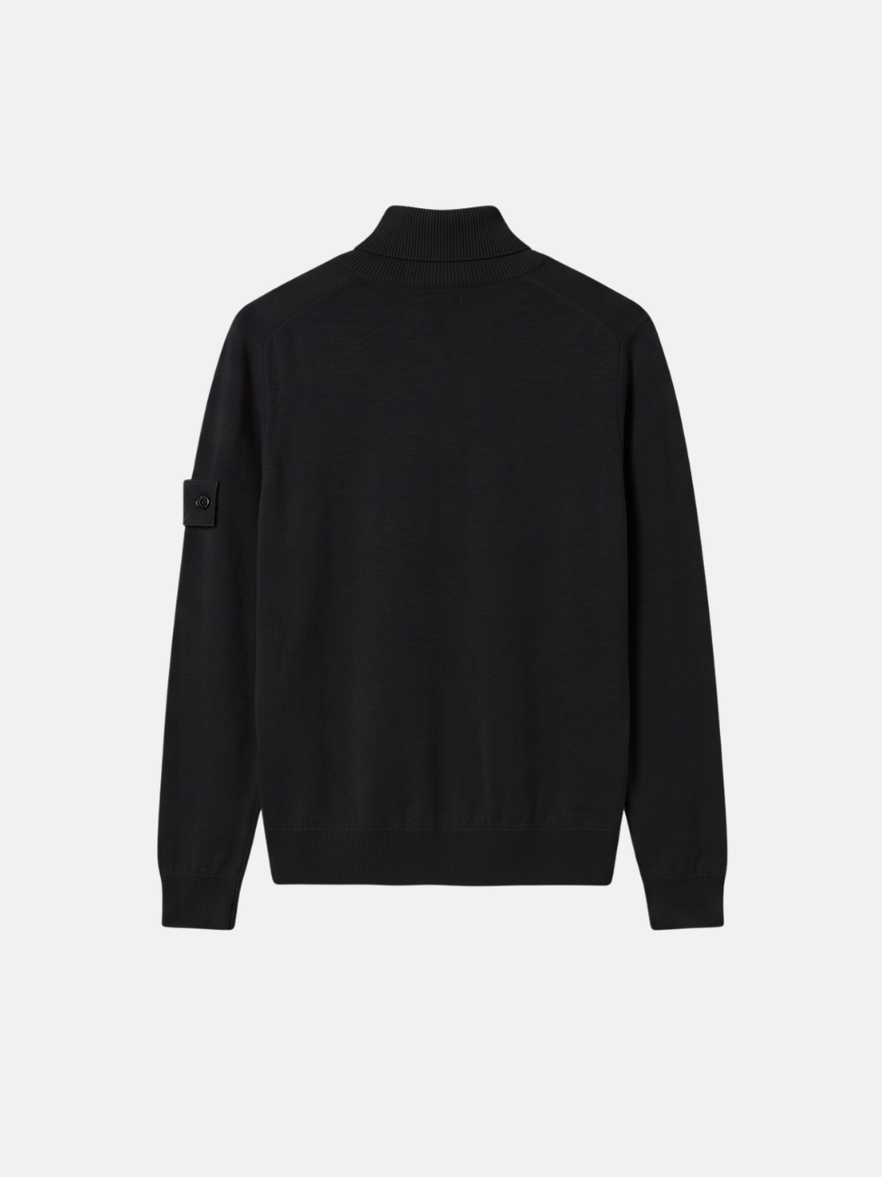 S.I GHOST PURE RWS WOOL TURTLENECK - BLACK