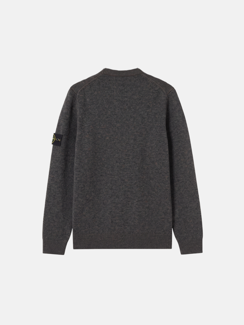 LAMBSWOOL CREWNECK SWEATER - MELANGE LEAD
