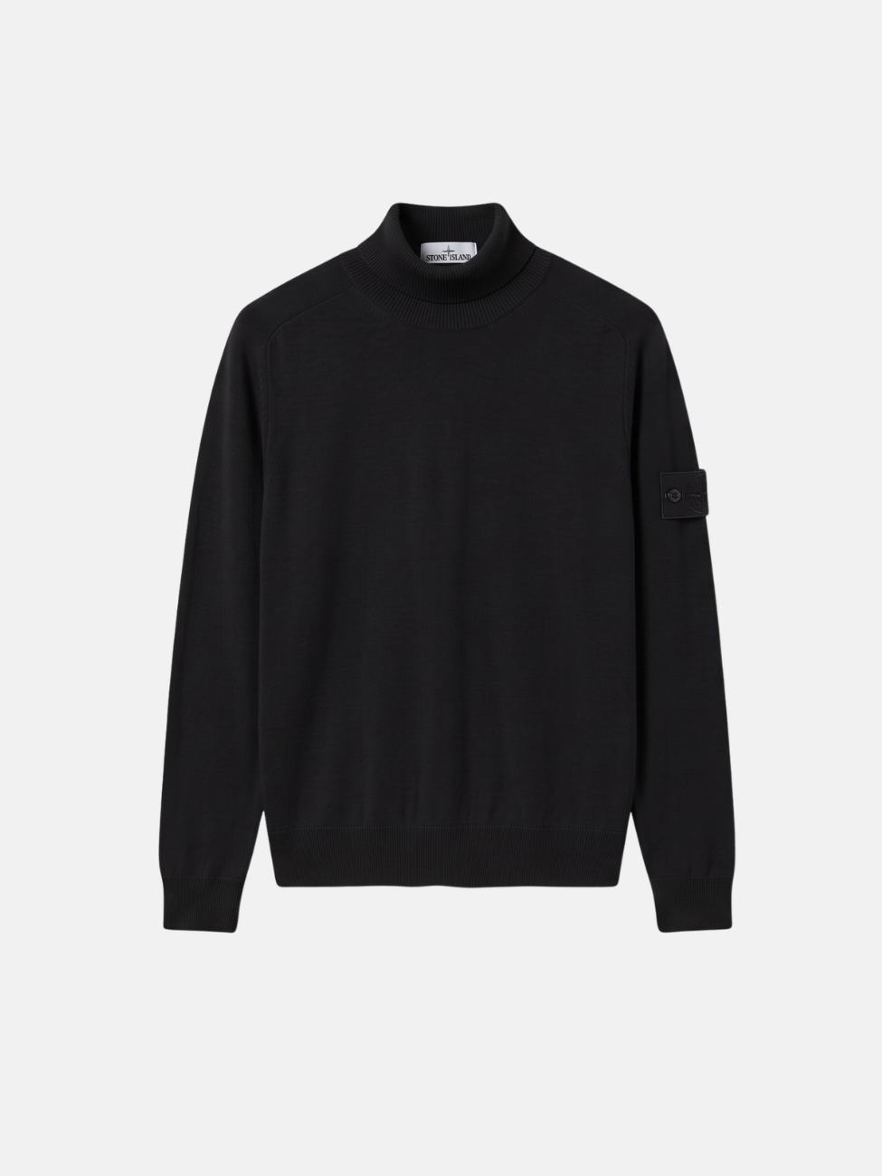 S.I GHOST PURE RWS WOOL TURTLENECK - BLACK