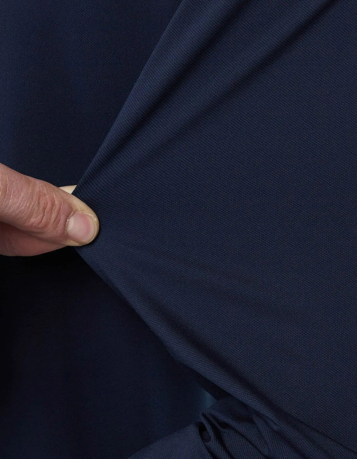 XACUS NAVY BLUE OXFORD SHIRT COLLAR CUTAWAY