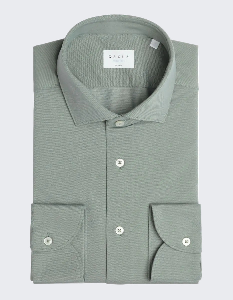 CHEMISE SUR MESURE XACUS GREEN ACTIVE
