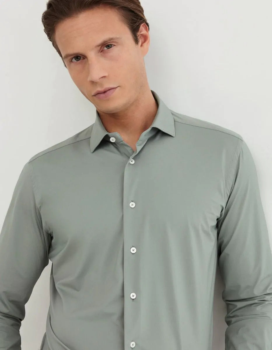 CHEMISE SUR MESURE XACUS GREEN ACTIVE