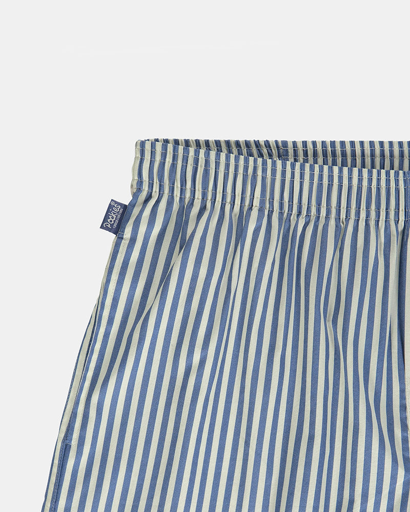 Boxer - Bleu rayé