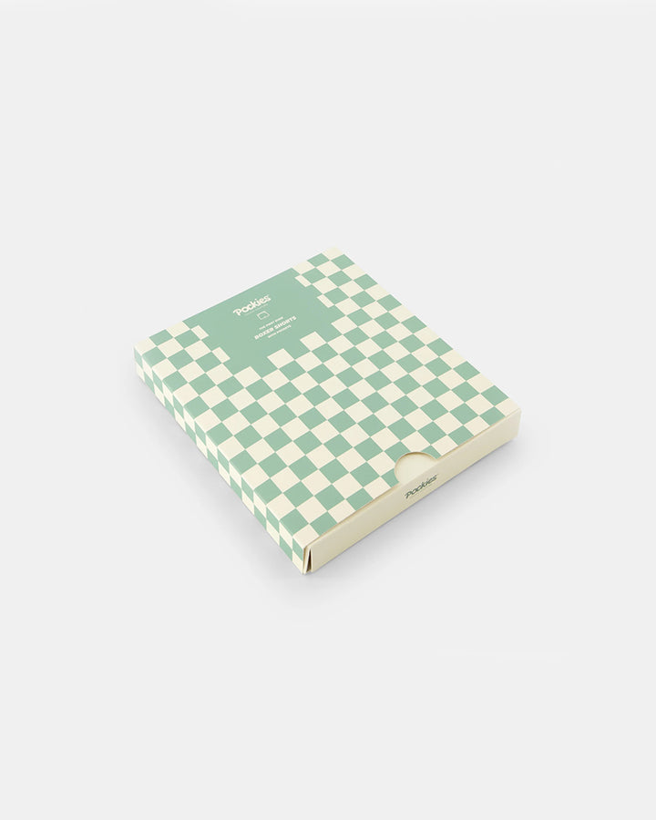 Boxer - Vert à carreaux