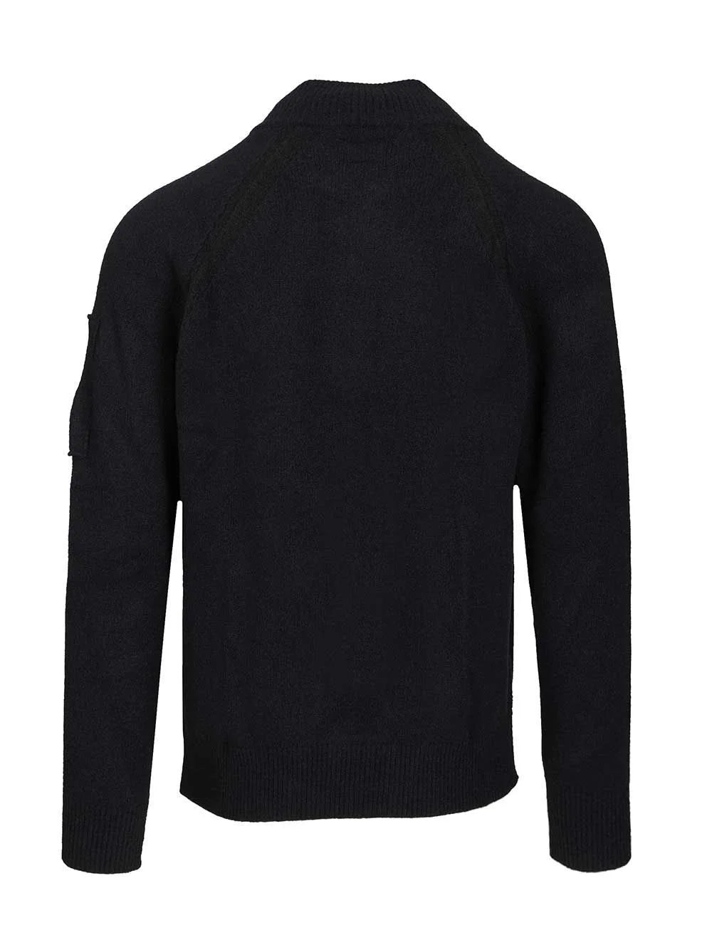 FLEECE KNIT POLO SWEATER