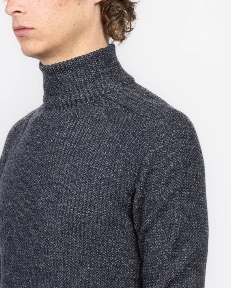 HANNES ROETHER TURTLENECK SWEATER - TORNADO/METRO