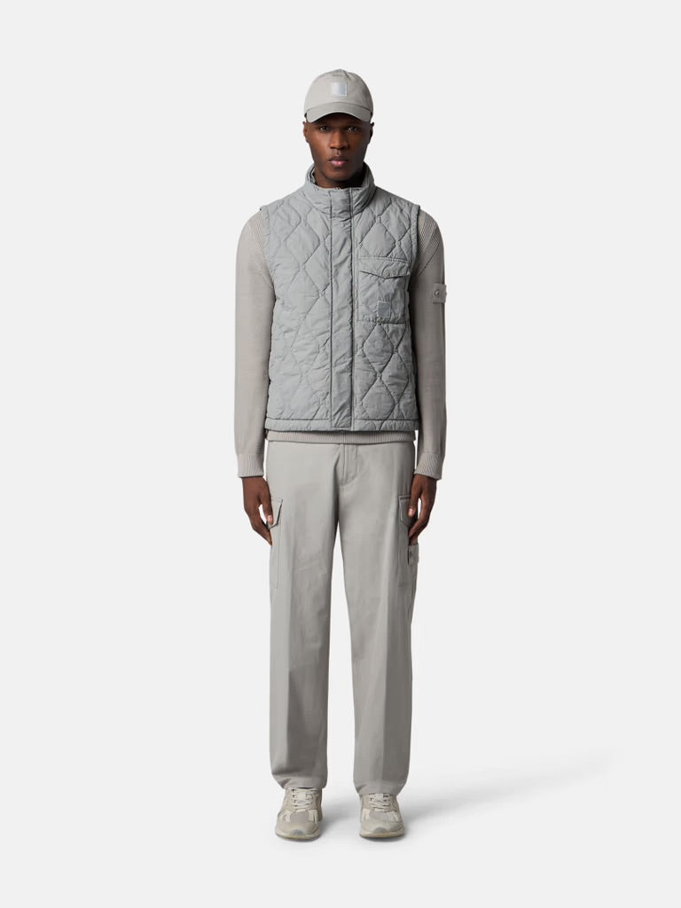 Stone Island Ghost G100011 Nylon smerigliato with PRIMALOFT®-TC vest - Dust Grey