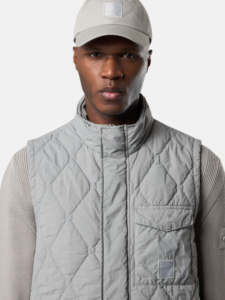 Stone Island Ghost G100011 Nylon smerigliato with PRIMALOFT®-TC vest - Dust Grey