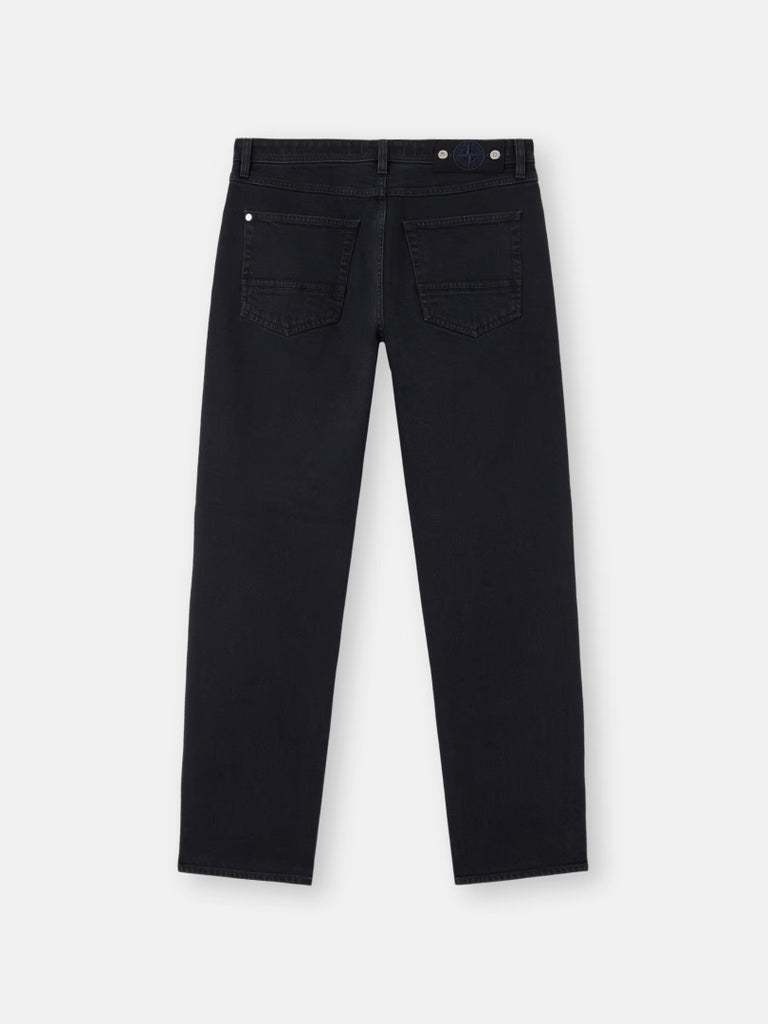 BLACK RINSE SLIM FIT JEANS