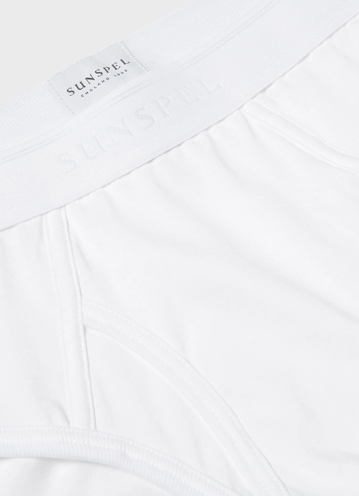 Superfine Cotton Briefs - White