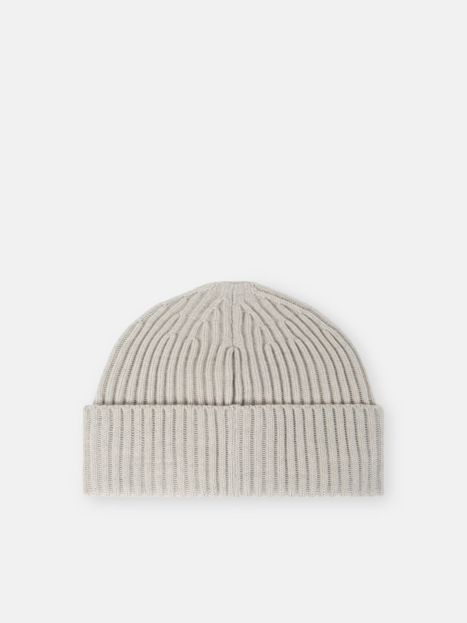 FULL RIB RWS WOOL BEANIE - SAND MELANGE