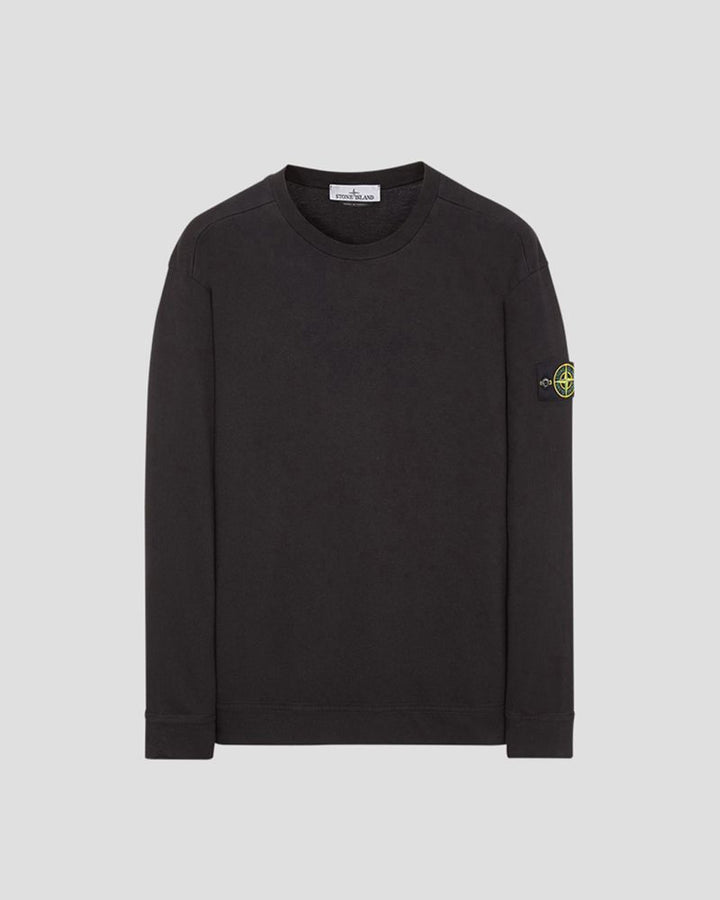 Crewneck sweatshirt  - BLACK