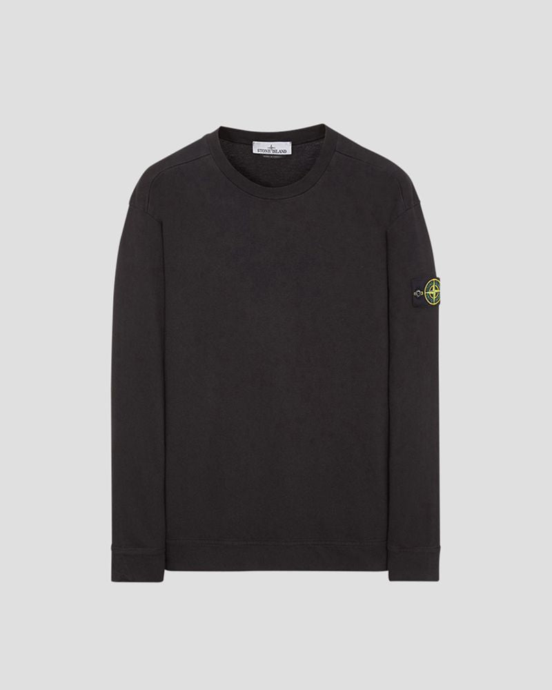Crewneck sweatshirt  - BLACK