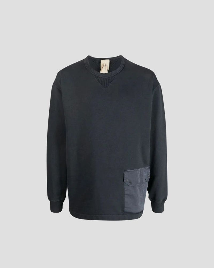 Round neck sweater - Charcoal