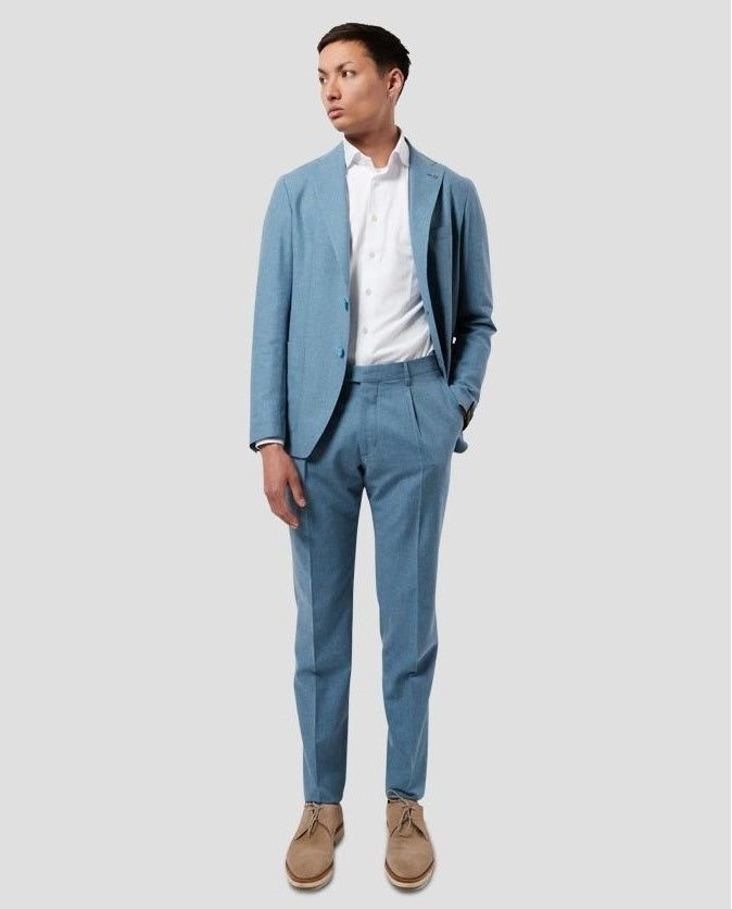 ADAKAR Suit  - Powder blue