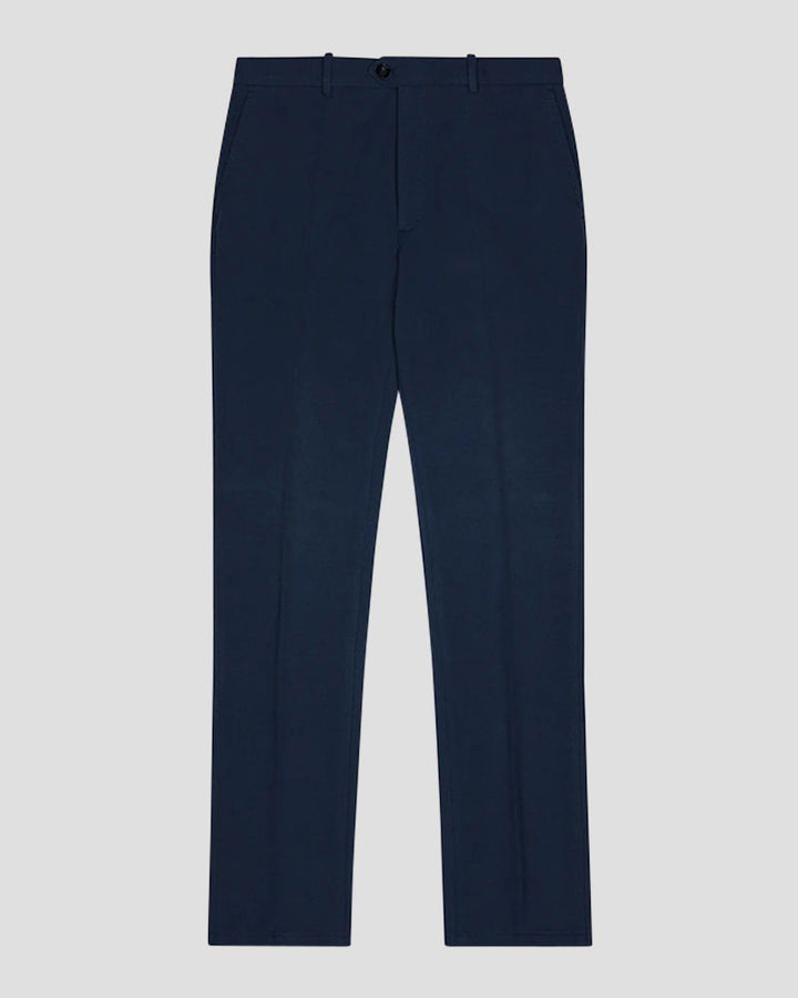 CACHEMIRE TOUCH CHINO TROUSERS - BLU NOTTE
