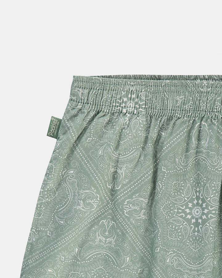 Boxer - Paisley Green
