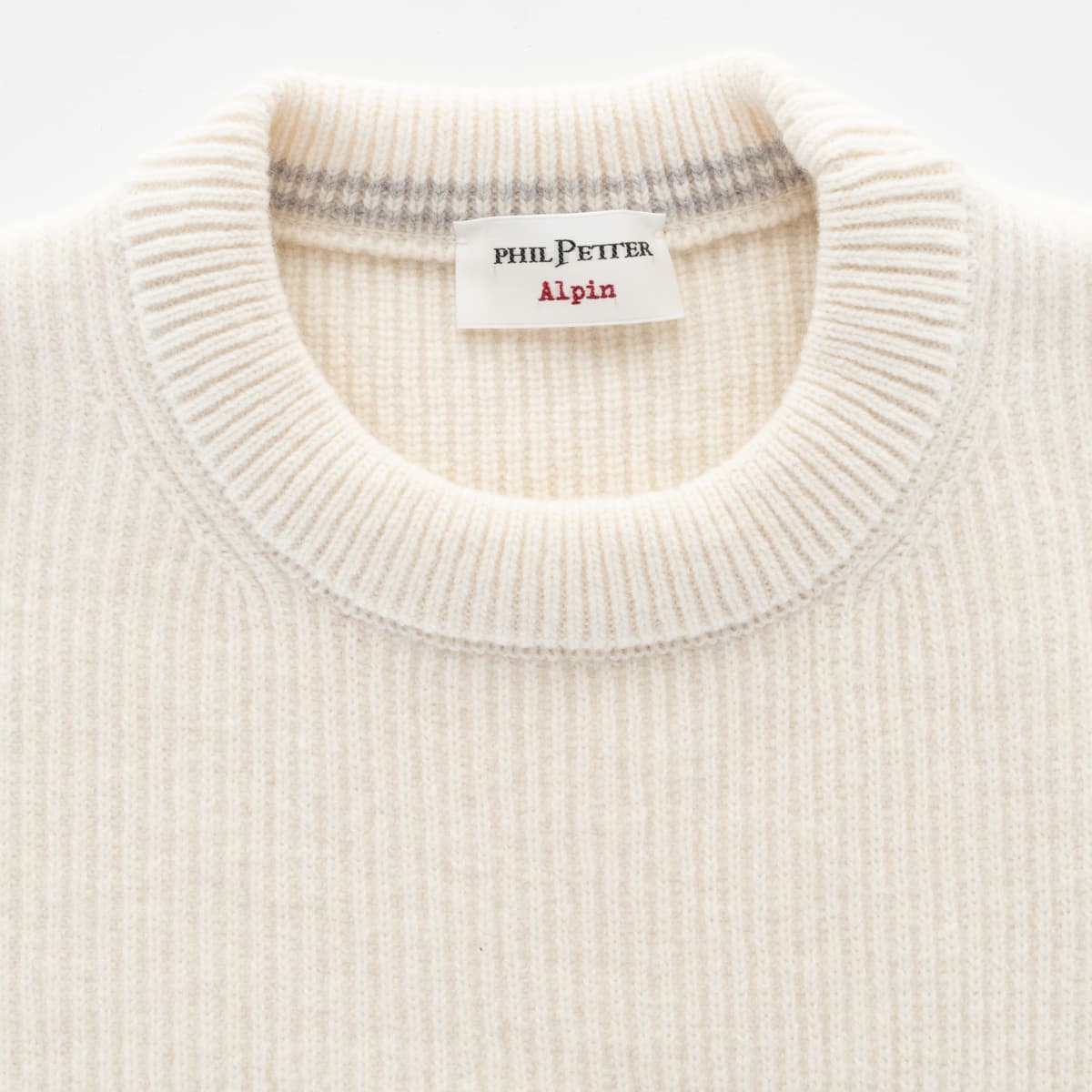 LAMBSWOOL ROUND‑NECK SWEATER